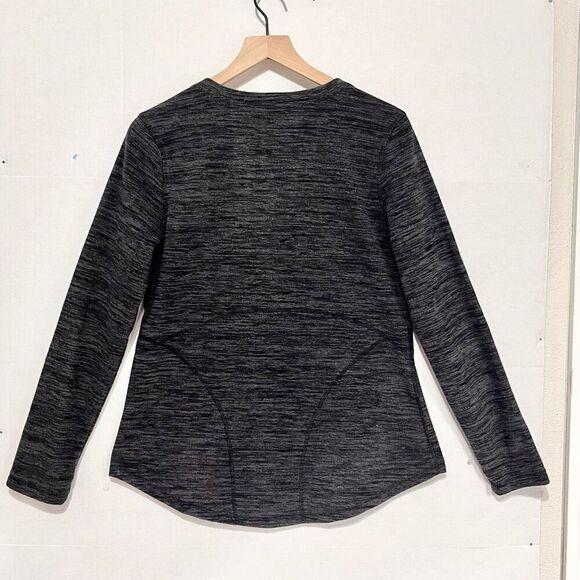 Tek Gear Heather Gray Fleece Top   Women’s Size M - Picture 2 of 3